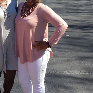 AMERICAN EAGLE web neck shirt